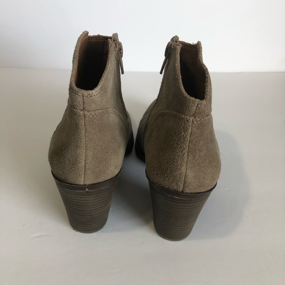 Lucky Brand Boots Tan Suede Size: 6.5M /36.5 - Picture 5 of 14